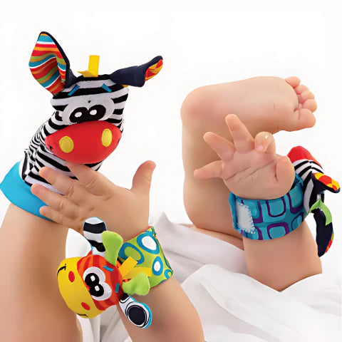 Rattlezz - Baby Hand & Foot Rattle Set