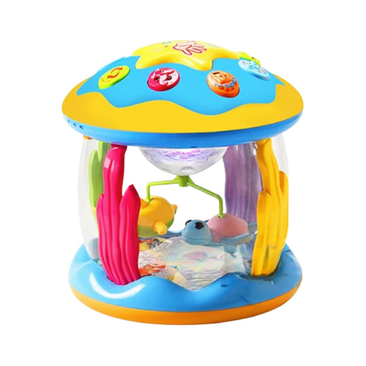 Lyrical Loop - Enchanting Musical Ferris Wheel with Colorful Lights & Soothing Tunes on a white background