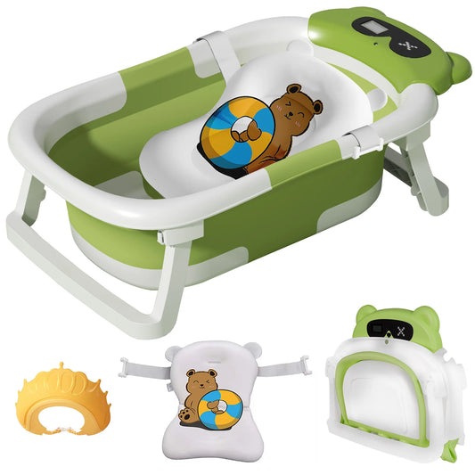 TubbieBear Foldable Baby Bathtub