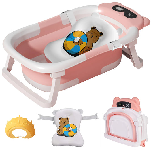 TubbieBear Foldable Baby Bathtub