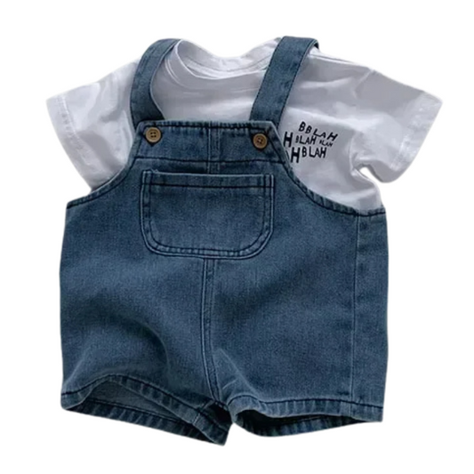 TinyRambler Overall & Tee Set